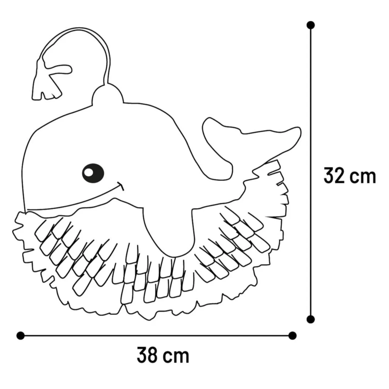 Snusemåtte Hvalp Morgano 38 cm - sjov aktivering og langsom spisning til hvalpe